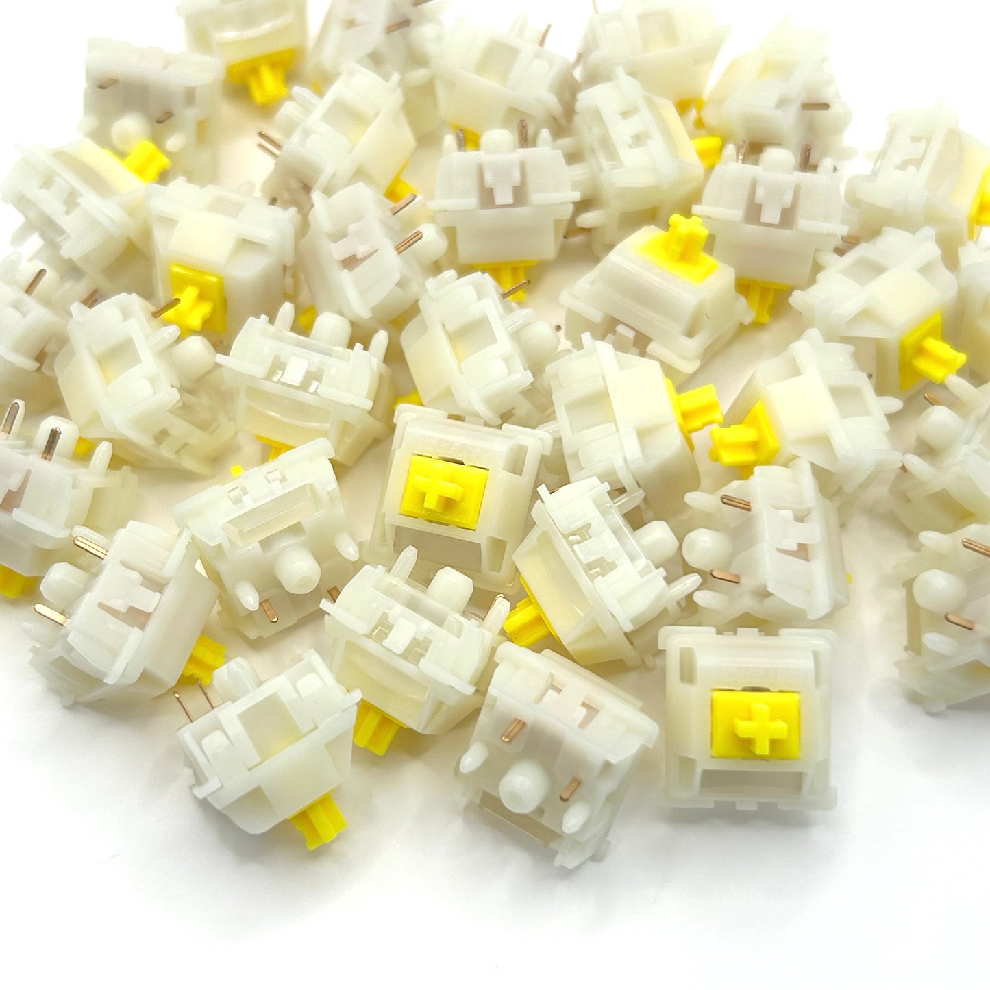 Gateron Milky Yellow Pro V3 リニア キースイッチ（50g/5ピン/5個）