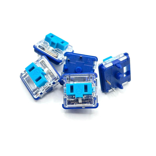 Kailh Choc V1 Blue ロープロファイルスイッチ（リニア/25gf/5ピン/5個）