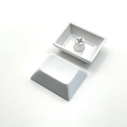 DSA PBT ブランクキーキャップ （1個/1.25U/ホワイト）