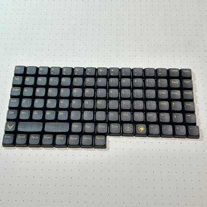 在庫限り｜XDAL DyeSub PBT 93 Orthlinear キーキャップセット（ブラック）