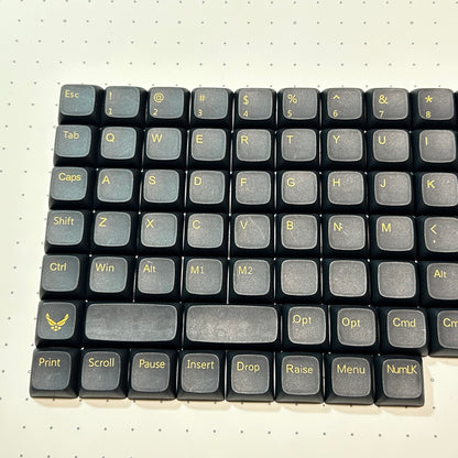 在庫限り｜XDAL DyeSub PBT 93 Orthlinear キーキャップセット（ブラック）