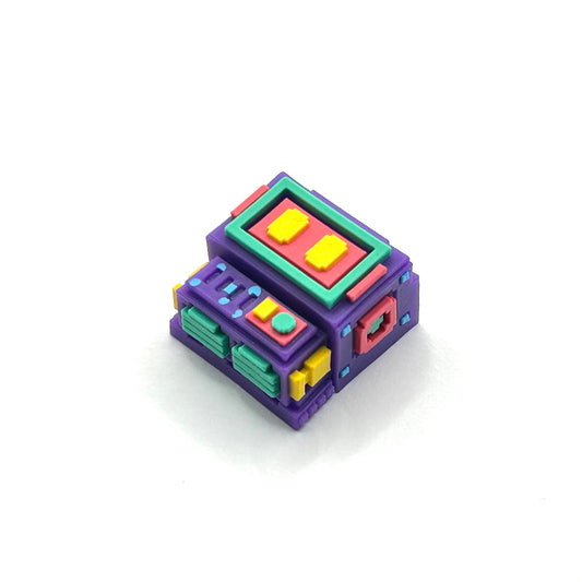 ピクセルロボットなアルチザンキーキャップ（1個/パープル）