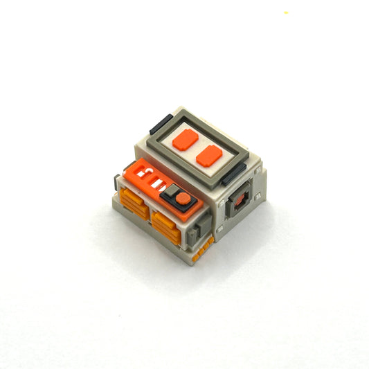 ピクセルロボットなアルチザンキーキャップ（1個/クリーム）
