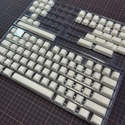 mintcaps Cherryプロファイルライク キーキャップセット（半透過ホワイト）
