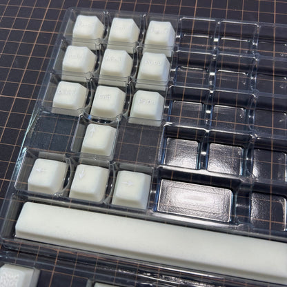 mintcaps Cherryプロファイルライク キーキャップセット（半透過ホワイト）
