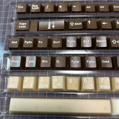 現品特価｜mintcaps Cherryプロファイルライク キーキャップセット（半透過ブラウン）