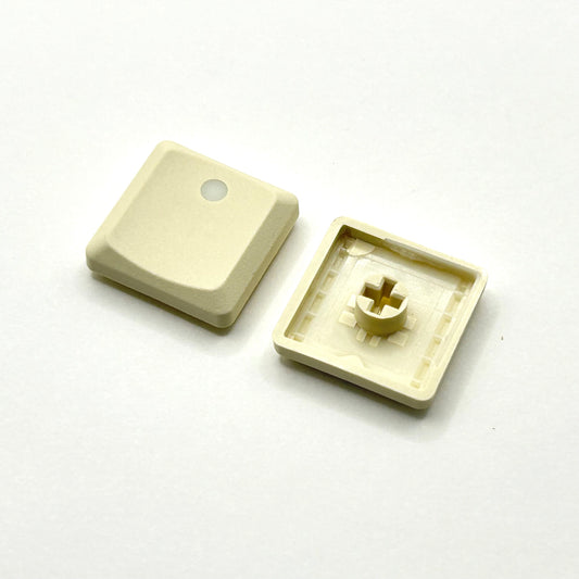 THT（Tai-Hao Thins）ロープロファイルキーキャップ（MX/クリーム /ドット/1個）