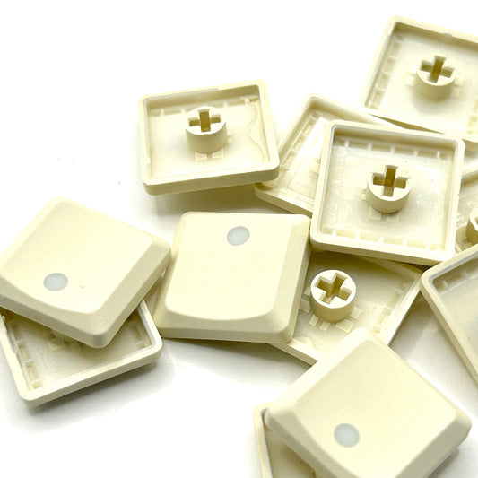 THT（Tai-Hao Thins）ロープロファイルキーキャップ（MX/クリーム /ドット/1個）
