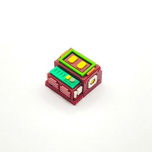 ピクセルロボットなアルチザンキーキャップ（1個/ブラウン）