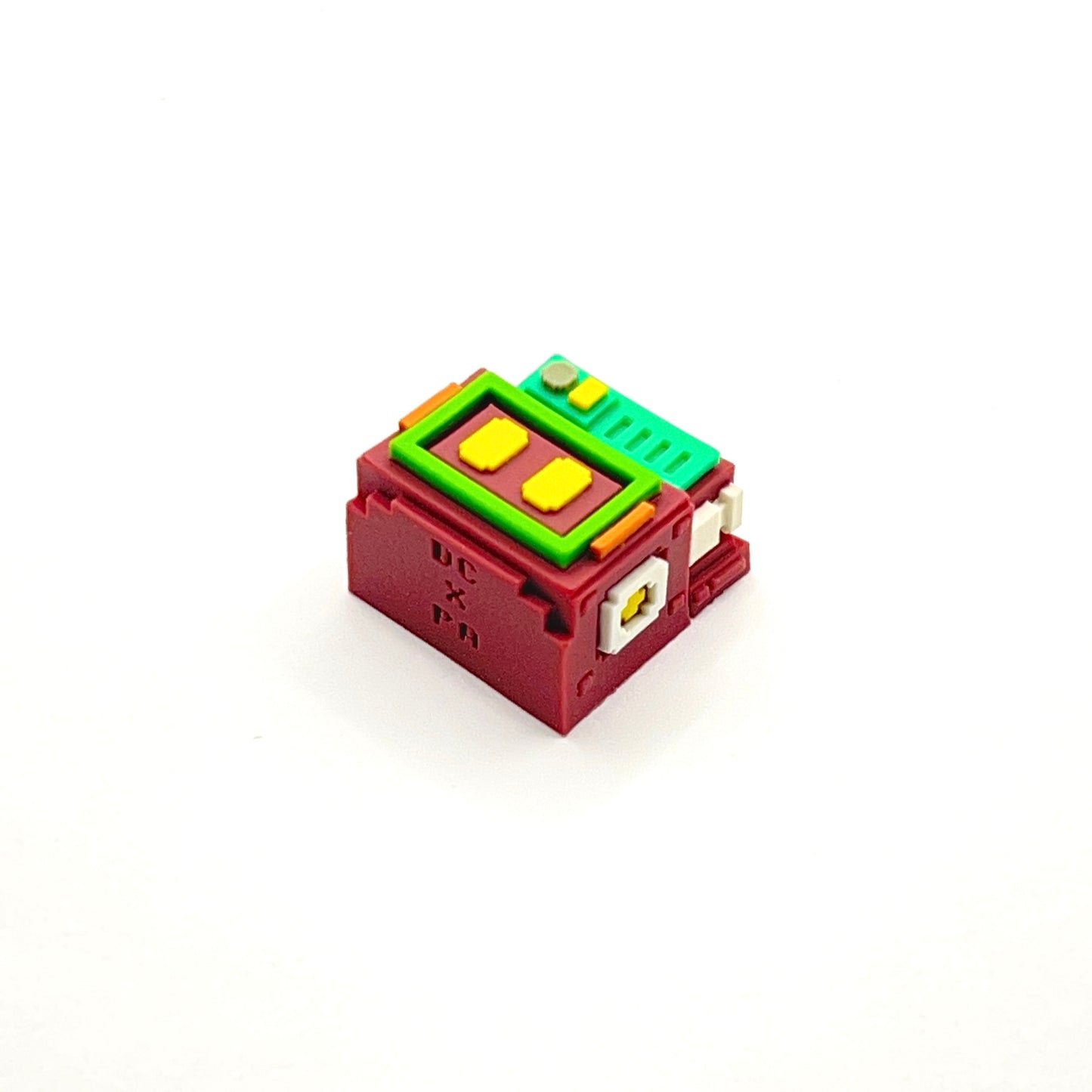 ピクセルロボットなアルチザンキーキャップ（1個/ブラウン）