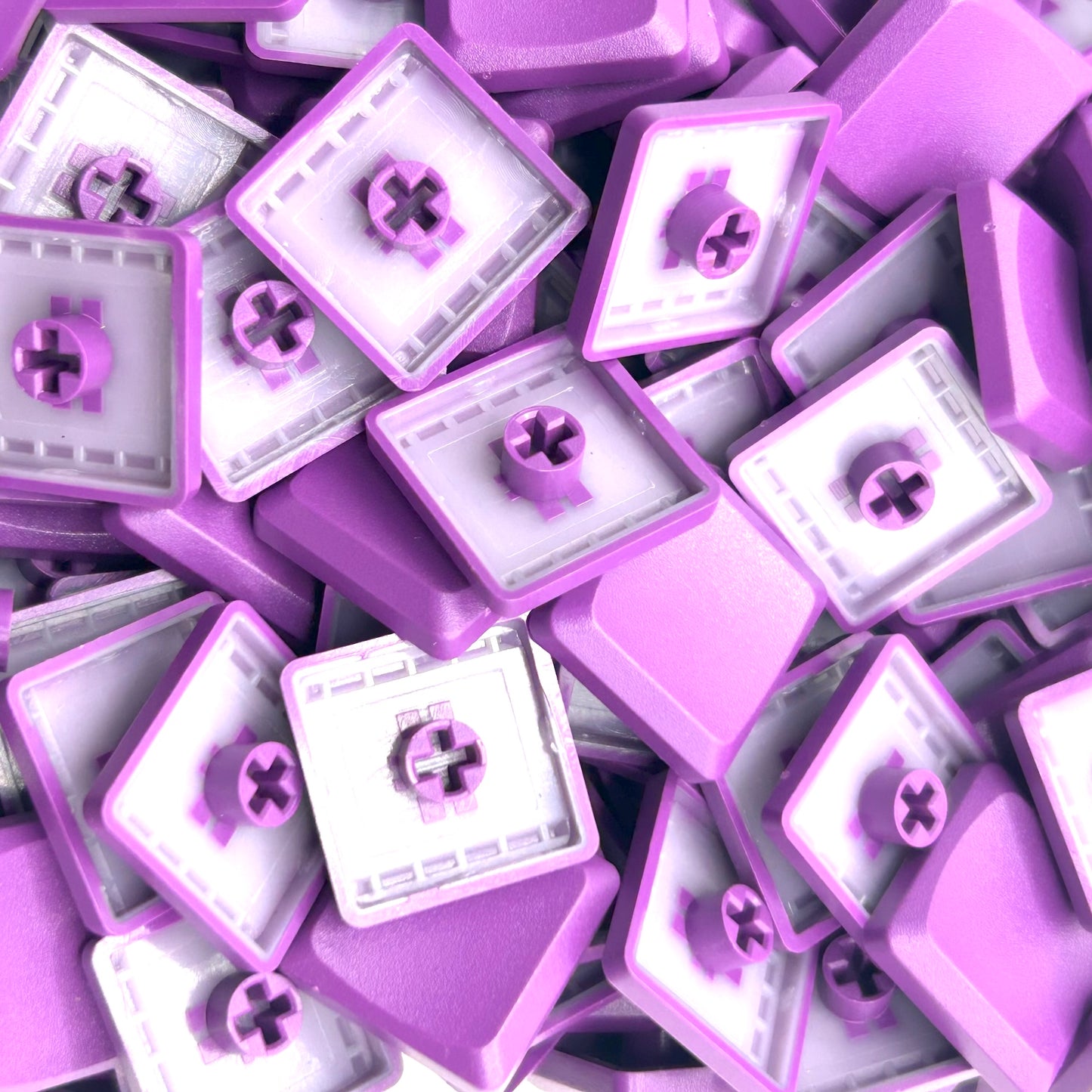 THT（Tai-Hao Thins）ロープロファイル キーキャップ（MX/ABS/パープル/1個）