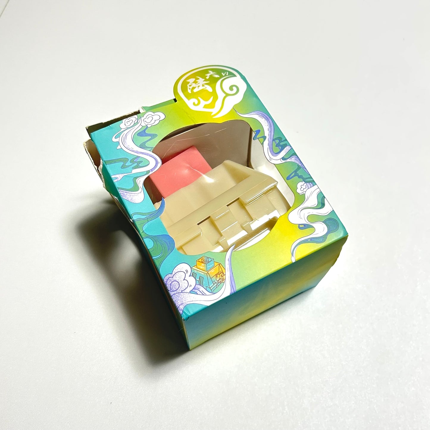 箱破れ特価｜Kailh キースイッチケース（クリーム/ピンク）