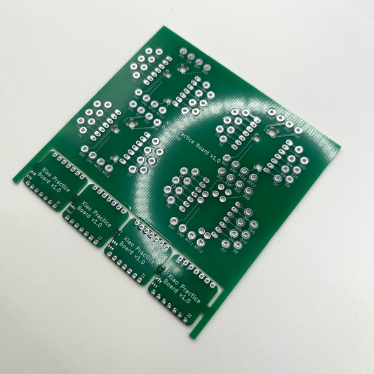 XIAO Practice Board（XIAO用はんだづけ練習基板）