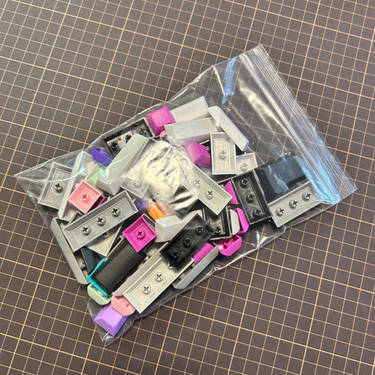 【ジャンク品】DSAライクキーキャップ詰め合わせ（約60個）