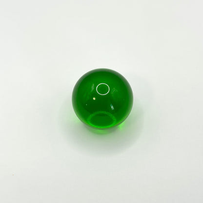 25mm クリアアクリル球 DIYトラックボール用（1個/クリアグリーン）
