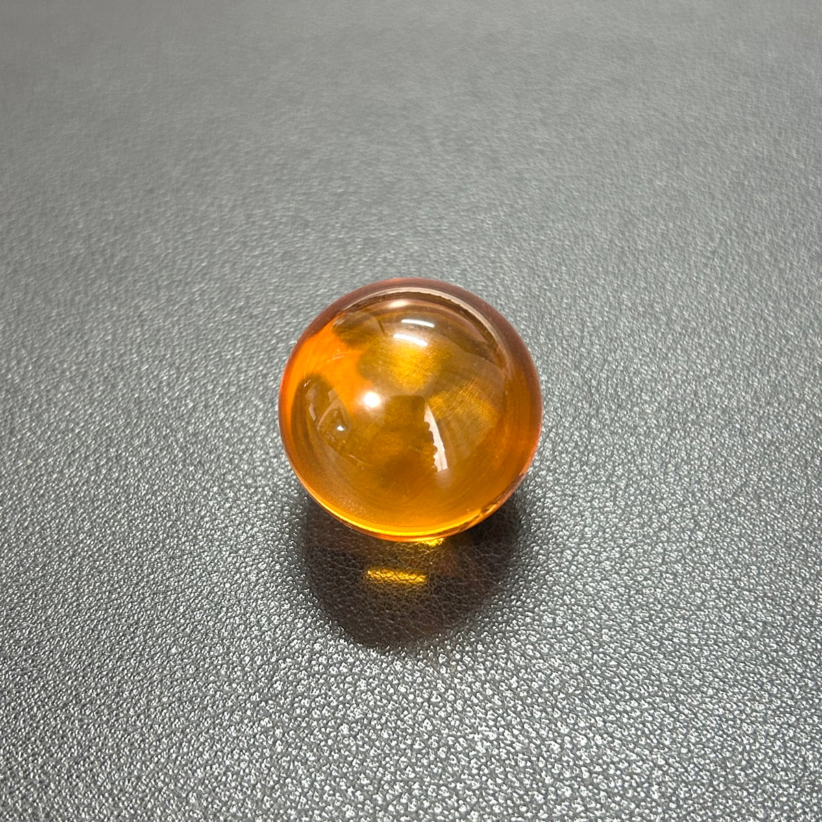 25mm クリアアクリル球 DIYトラックボール用（1個/クリアオレンジ）
