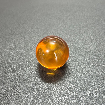 25mm クリアアクリル球 DIYトラックボール用（1個/クリアオレンジ）