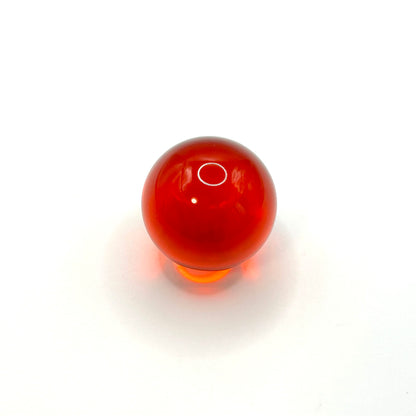 25mm クリアアクリル球 DIYトラックボール用（1個/クリアレッド）