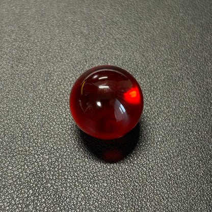 25mm クリアアクリル球 DIYトラックボール用（1個/クリアレッド）