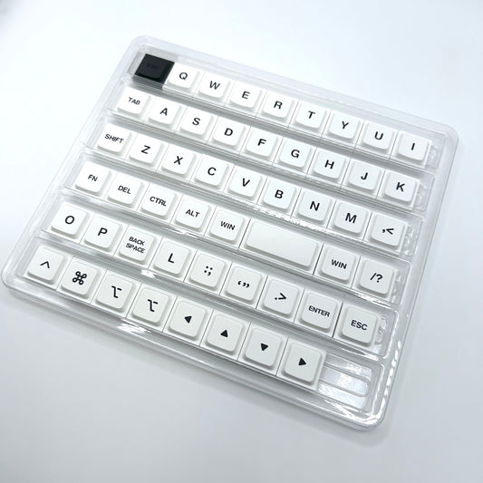 Chocfox LAK ロープロファイルキーキャップセット（PBT/52キー）