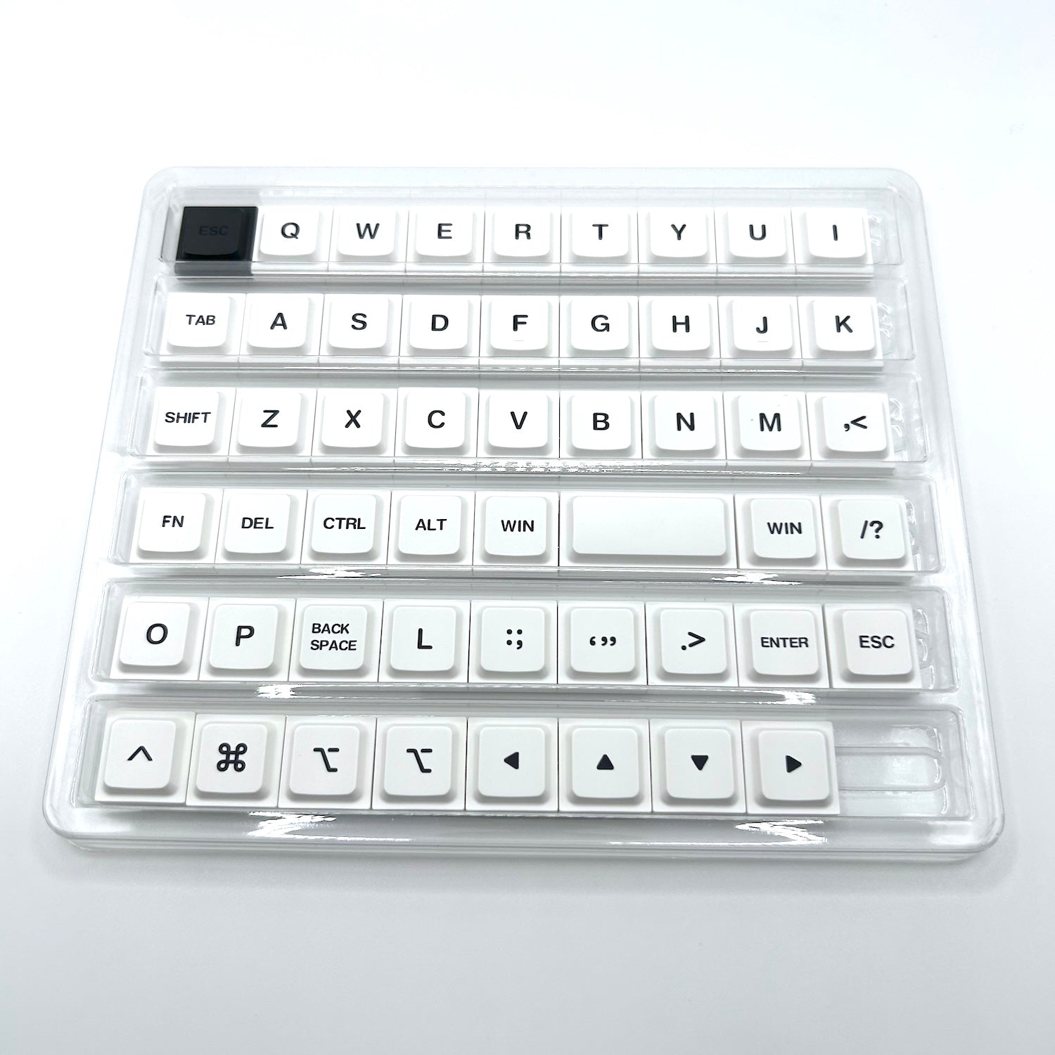 Chocfox LAK ロープロファイルキーキャップセット（PBT/52キー