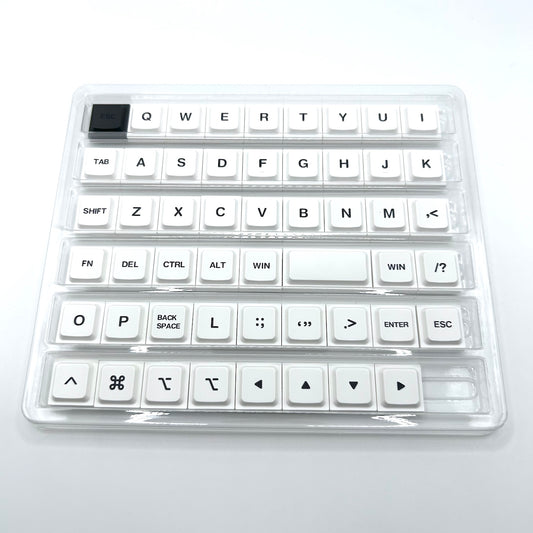 Chocfox LAK ロープロファイルキーキャップセット（PBT/52キー）