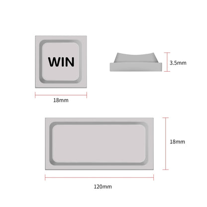 Chocfox LAK ロープロファイルキーキャップセット（PBT/52キー）