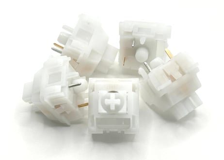 Kailh Extremely Slippery Linear Switch (40gf/5pin/5pcs）