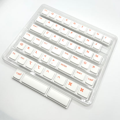 Chosfox Init40 LAK Original Keycap Set（PBT/ホワイト）