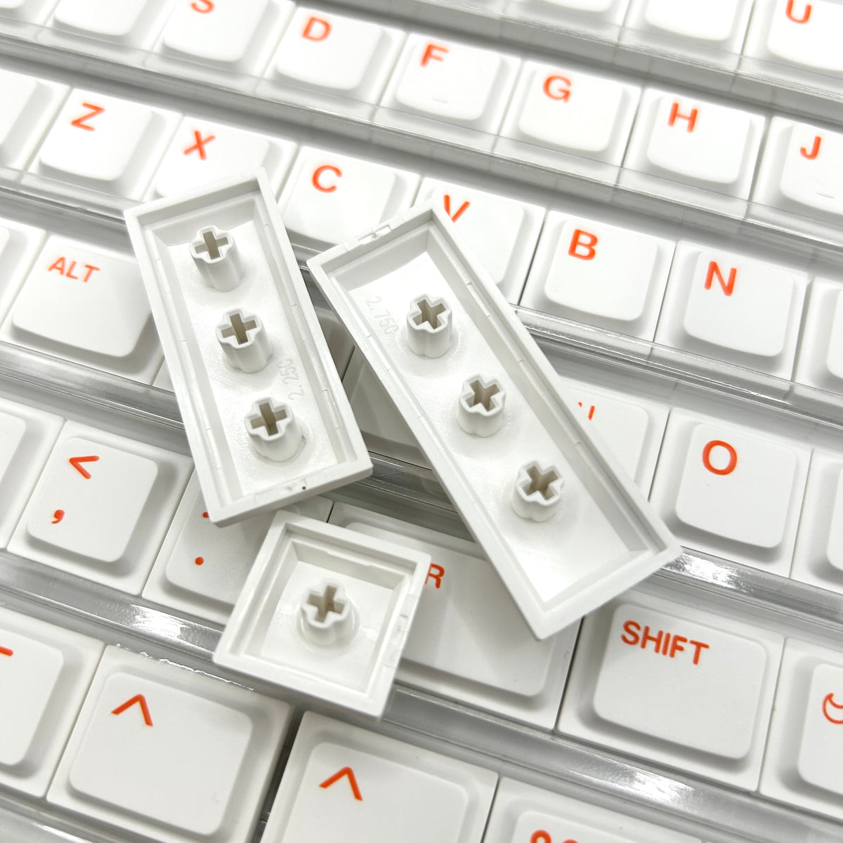 Chosfox Init40 LAK Original Keycap Set（PBT/ホワイト）