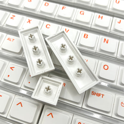 Chosfox Init40 LAK Original Keycap Set（PBT/ホワイト）