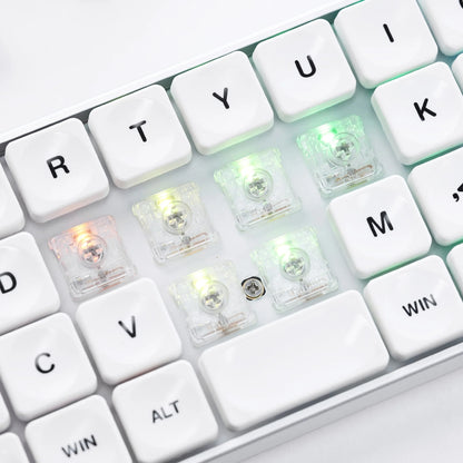 Kailh Choc V2 Jellyfish RGB ロープロファイル リニア キースイッチ（43g/3ピン/5個）
