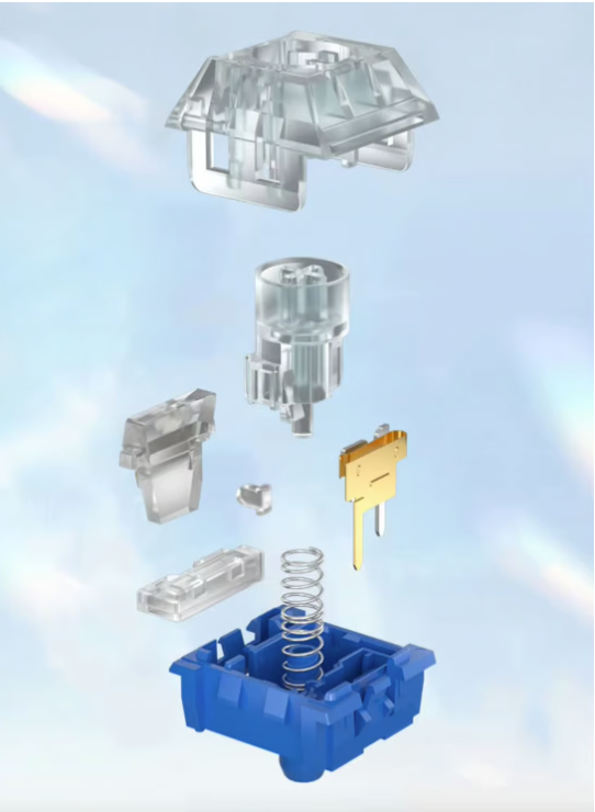 Kailh Deep Sea Silent Pro Box MX Pink Island サイレントリニア キー