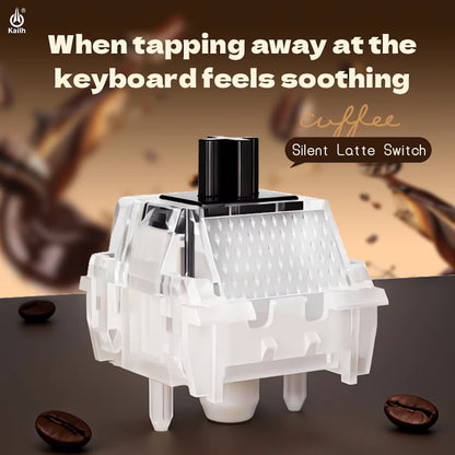 Kailh Silent Latte サイレントリニア キースイッチ（5ピン/5個）