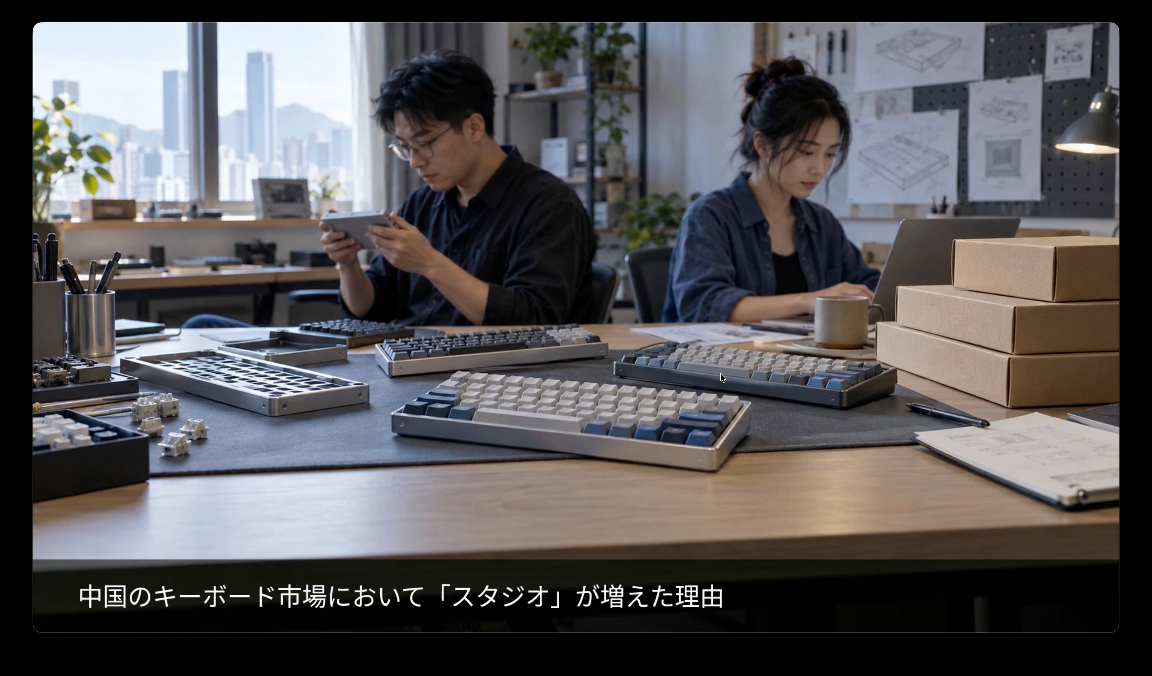 動画を読み込む: 動画版｜中国のキーボード市場において「スタジオ」が増えた理由　以前TALPKEYBOARD BLOGに掲載した記事「中国のキーボード市場において「スタジオ」が増えた理由」を内容編集の上、音声主体の動画としてYoutubeに掲載しました。2024年ごろから、中国のキーボード市場において「スタジオ」という名称の小規模事業者が非常に増えてました。今回はその背景について説明します。
