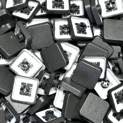 MT 165（Tai-Hao MT 165）ロープロファイル キーキャップ（MX用/Black（ブラック）/1個）