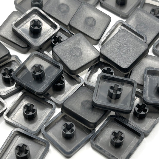 Tai-Hao MT165 ロープロファイル キーキャップ（MX/ABS/半透明ブラック/1個）