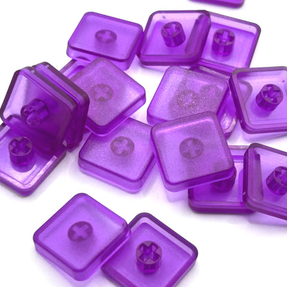 Tai-Hao MT165 ロープロファイル キーキャップ（MX/ABS/半透明パープル/1個）