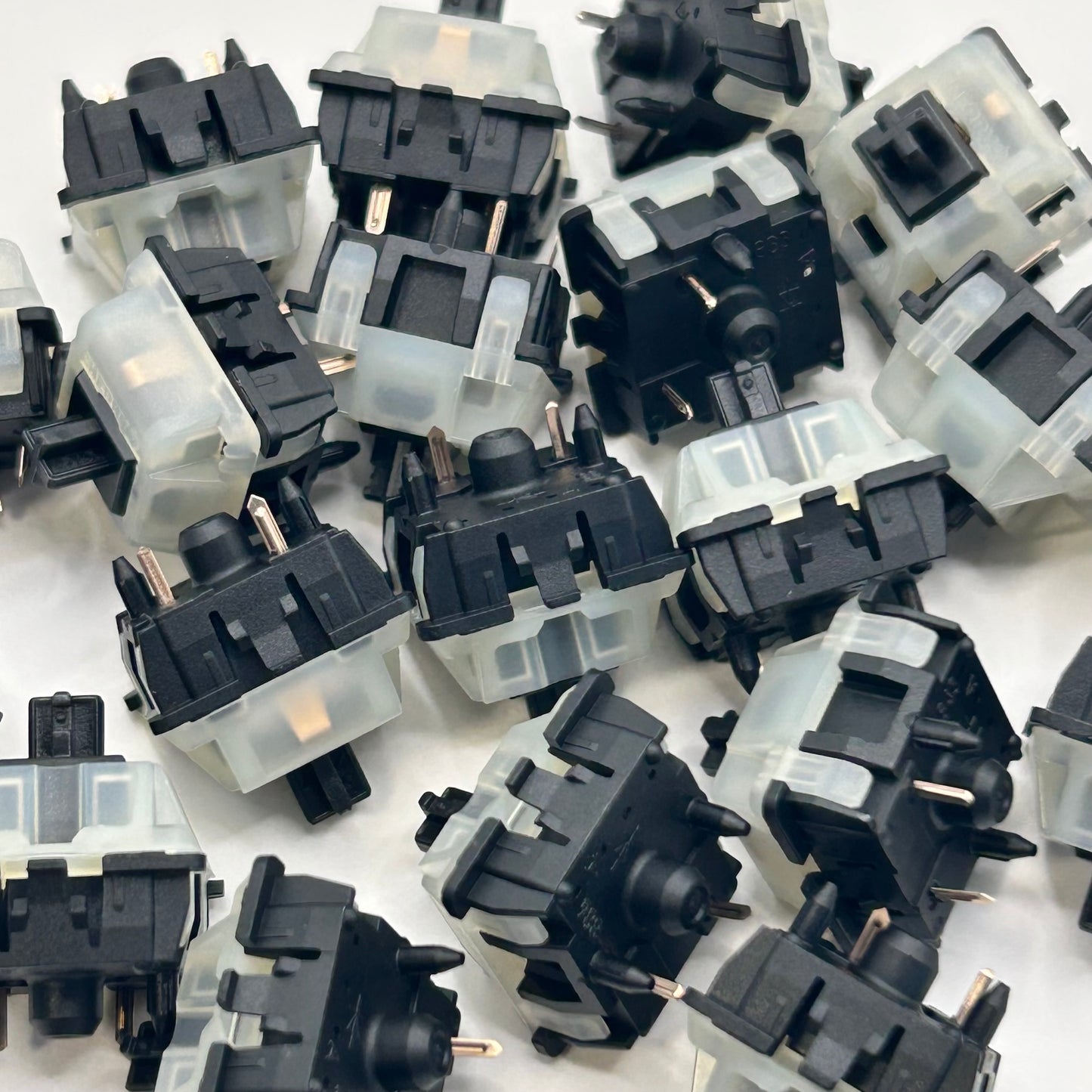 Cherry MX Black Clear-Top リニア キースイッチ（MX1A-61NW/63.5cN（約65gf）/5個）