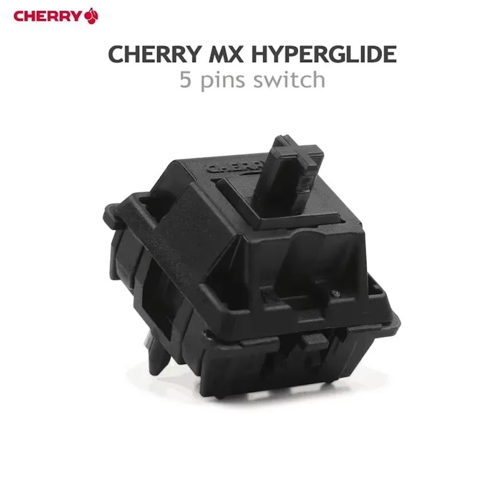 Cherry MX Black Hyperglide MX1A-11NW リニア キースイッチ（60g/5ピン/5個）