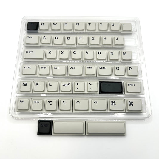 Chosfox Init40 LAK Original Keycap Set（PBT/グレー）