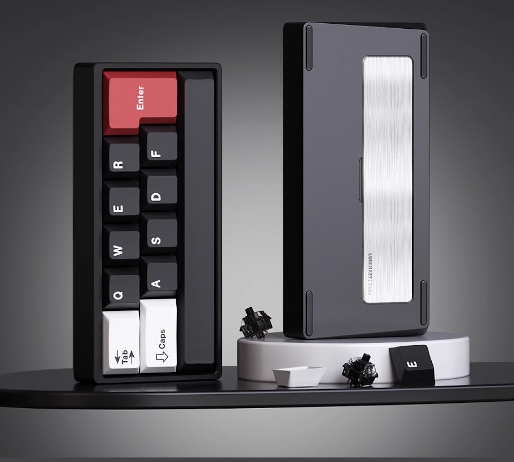 限定販売｜LUMINKEY NOVA Mini Programmable Keyboard Kit Ano-Black（12キー/有線）