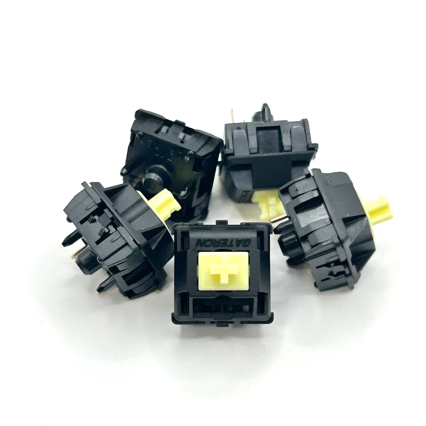 GATERON Oil King Yellow ヘビータクタイル キースイッチ（60gf/5ピン/5個）