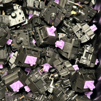 GATERON Oil King Purple サイレントタクタイル キースイッチ（55gf/5ピン/5個）