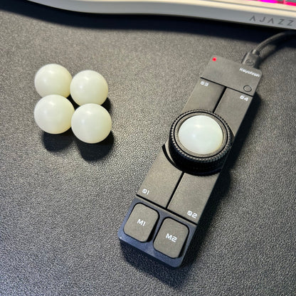 25mm PA66球 DIYトラックボール用（1個/ ホワイト/約9g）