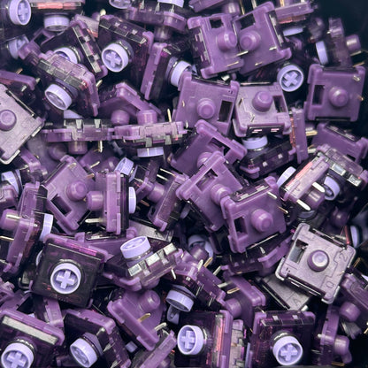 Kailh Purple Iris ロープロファイル サイレントリニア キースイッチ（ChocV2/30gf/5個）