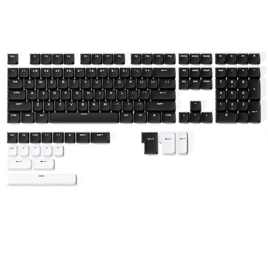 XVX Skyline R2 ロープロファイル PBT ダブルショット キーキャップセット（WOB（ブラック）127キー）