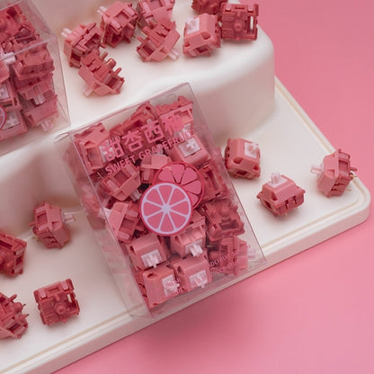 Zuoce Sweet Grapefruit リニア キースイッチ（33g/5ピン/5個）