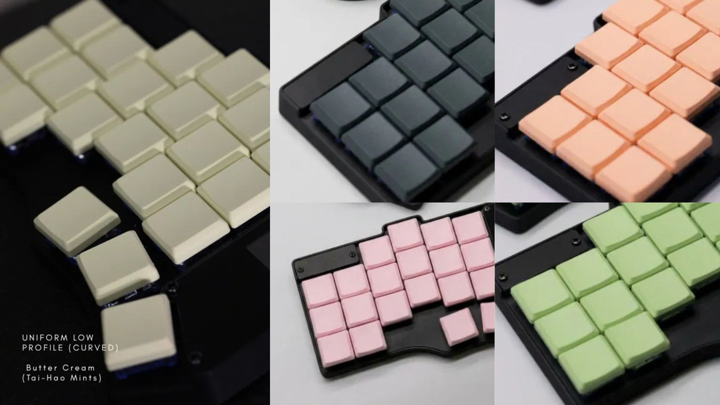 THM（Tai-hao Mints）ロープロファイルキーキャップ（MX/ホワイト/1個）THM-WH