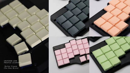 THM（Tai-hao Mints）ロープロファイルキーキャップ（MX/ホワイト/1個）THM-WH